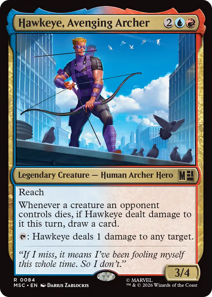 Hawkeye, Avenging Archer [Marvel Super Heroes Commander] | Jack's On Queen