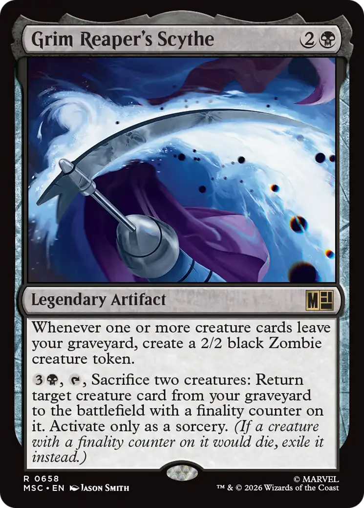 Grim Reaper's Scythe [Marvel Super Heroes Commander] | Jack's On Queen