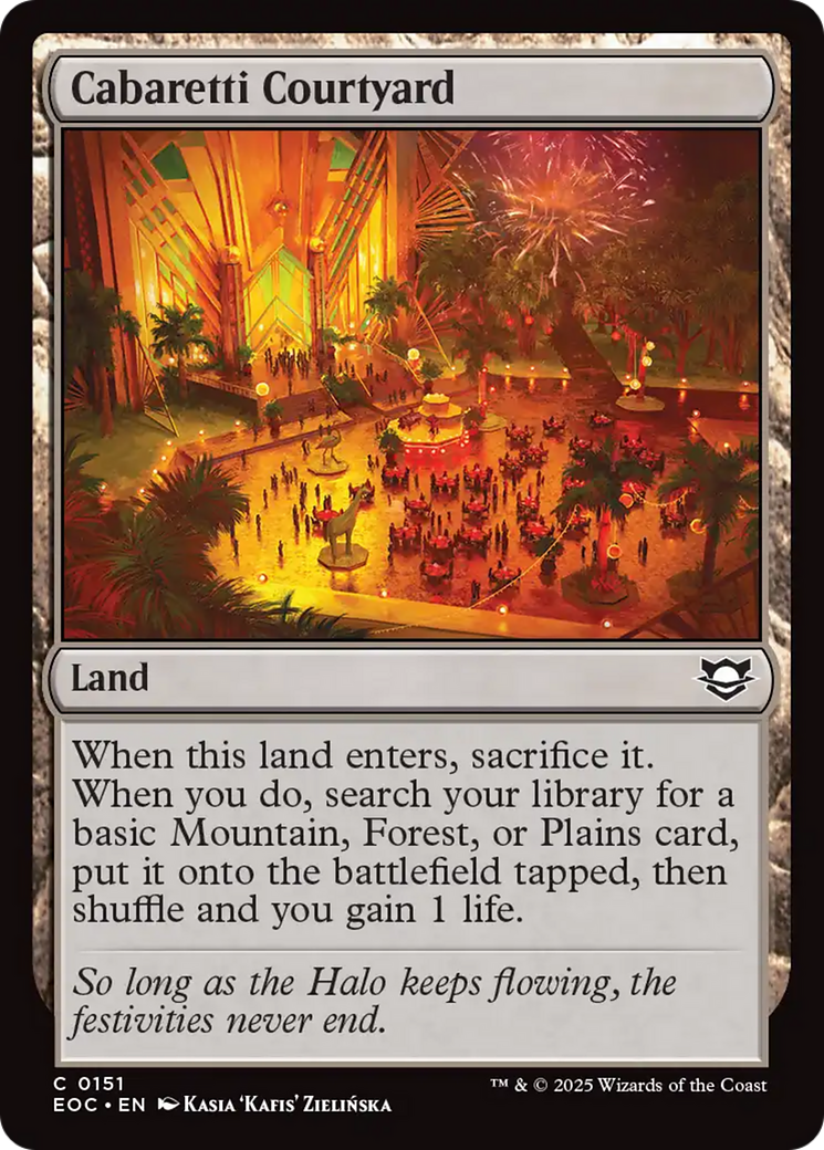 Cabaretti Courtyard [Edge of Eternities Commander] | Jack's On Queen