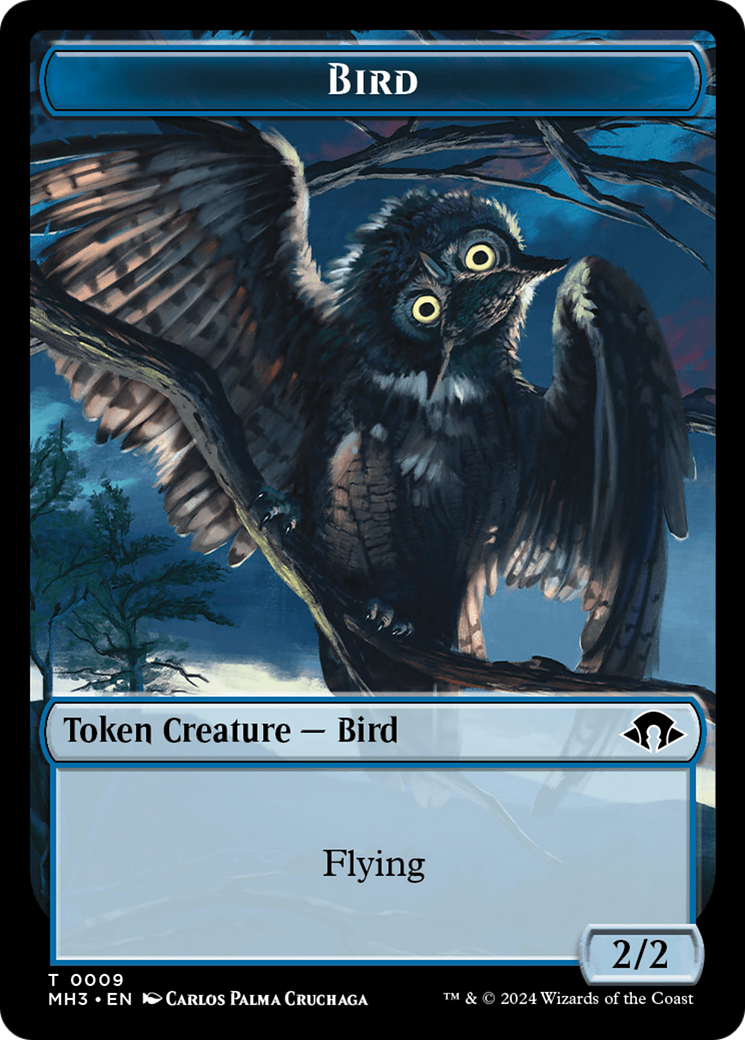 Eldrazi Spawn // Bird Double-Sided Token [Modern Horizons 3 Tokens] | Jack's On Queen