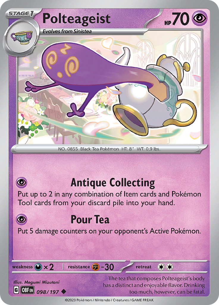 Polteageist (098/197) [Scarlet & Violet: Obsidian Flames] | Jack's On Queen