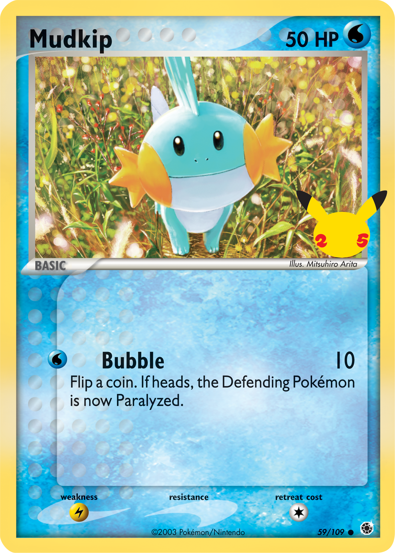 Mudkip (59/109) (Jumbo Card) [First Partner Pack] | Jack's On Queen