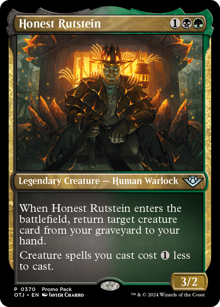 Honest Rutstein (Promo Pack) [Outlaws of Thunder Junction Promos] | Jack's On Queen