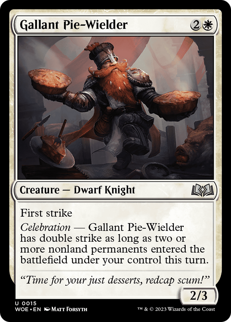 Gallant Pie-Wielder [Wilds of Eldraine] | Jack's On Queen