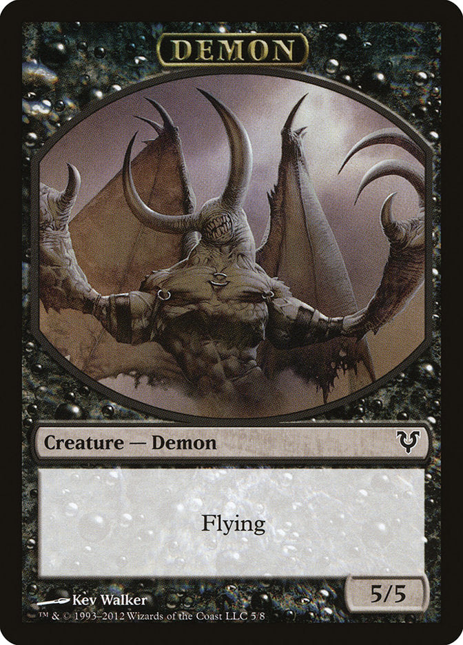 Demon Token [Avacyn Restored Tokens] | Jack's On Queen