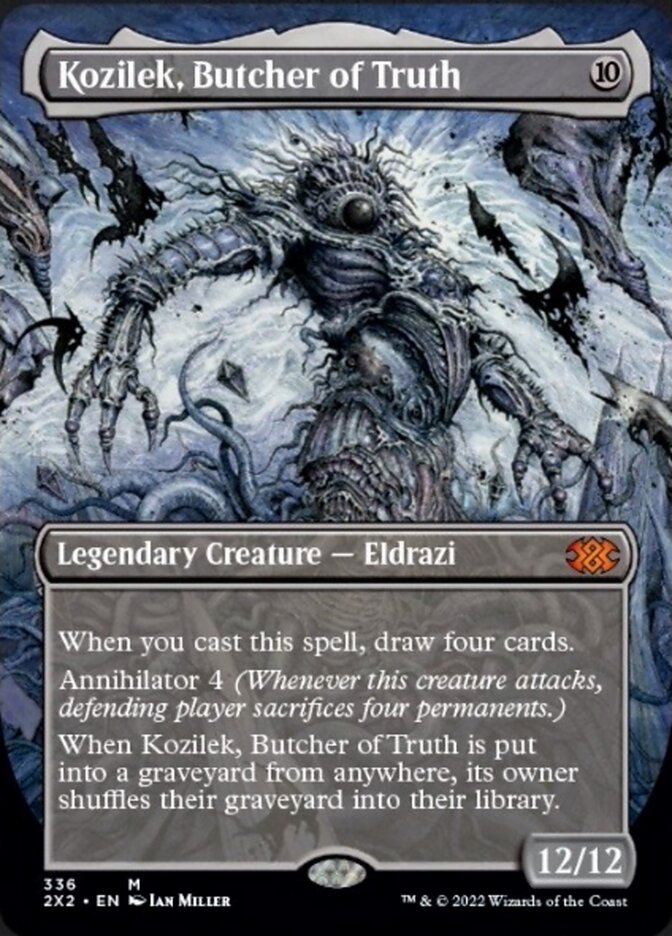 Kozilek, Butcher of Truth (Borderless Alternate Art) [Double Masters 2022] | Jack's On Queen