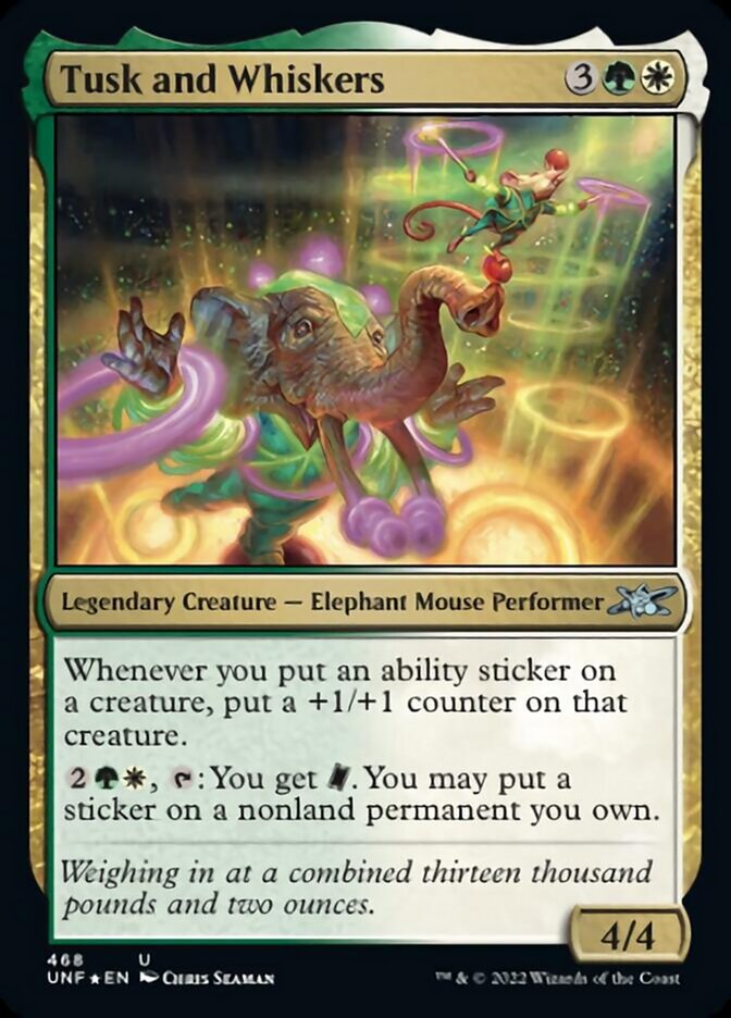 Tusk and Whiskers (Galaxy Foil) [Unfinity] | Jack's On Queen