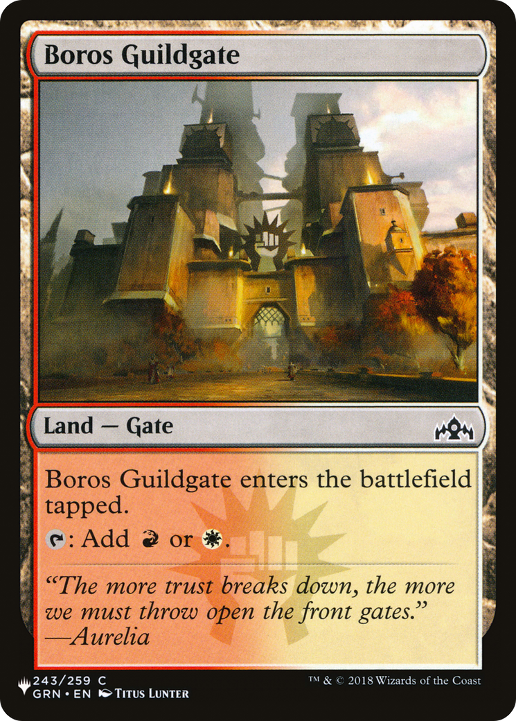 Boros Guildgate [The List] | Jack's On Queen