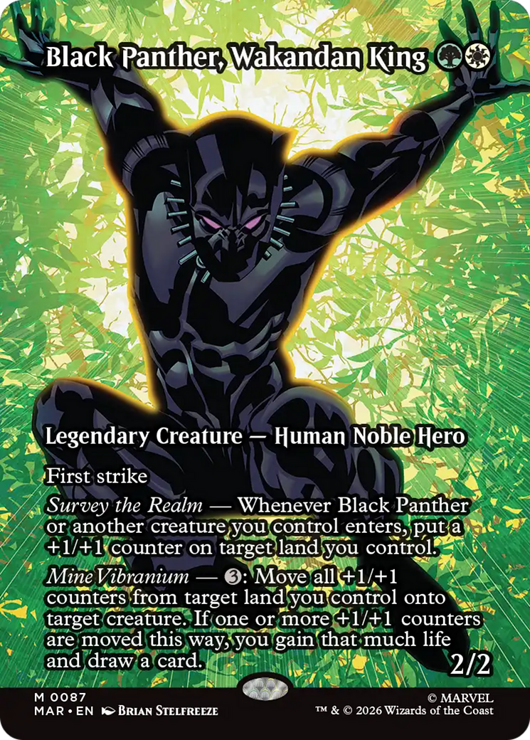Black Panther, Wakandan King (Borderless) [Marvel Universe: Eternal-Legal] | Jack's On Queen