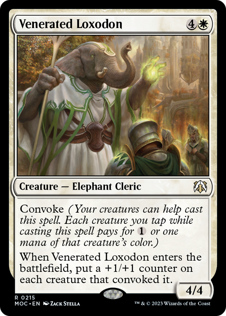 Venerated Loxodon [March of the Machine Commander] | Jack's On Queen