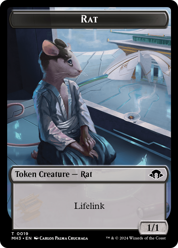 Rat // Energy Reserve Double-Sided Token [Modern Horizons 3 Tokens] | Jack's On Queen