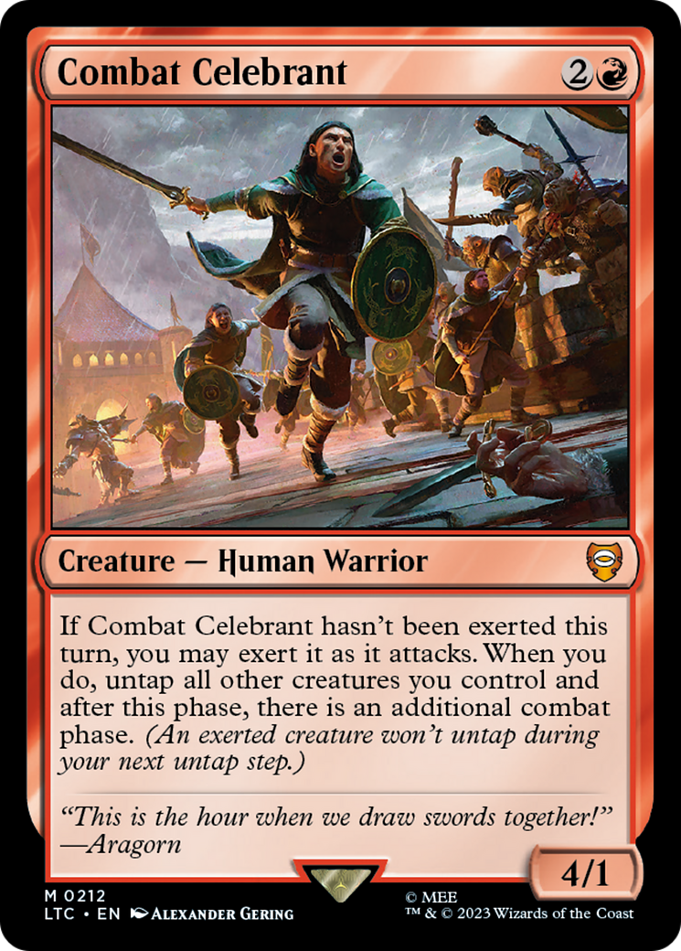 Combat Celebrant [The Lord of the Rings: Tales of Middle-Earth Commander] | Jack's On Queen