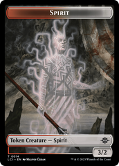 Vampire // Spirit Double-Sided Token [The Lost Caverns of Ixalan Tokens] | Jack's On Queen
