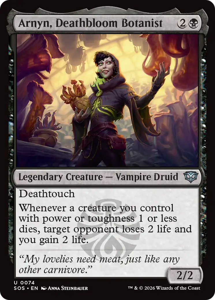 Arnyn, Deathbloom Botanist [Secrets of Strixhaven] | Jack's On Queen