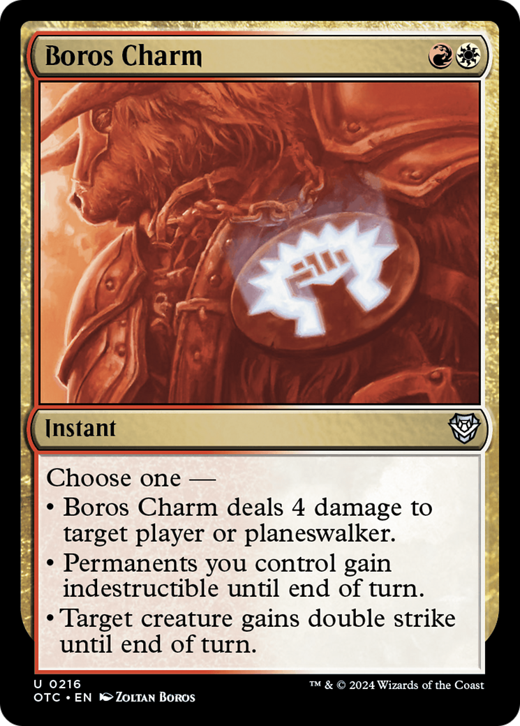 Boros Charm [Outlaws of Thunder Junction Commander] | Jack's On Queen