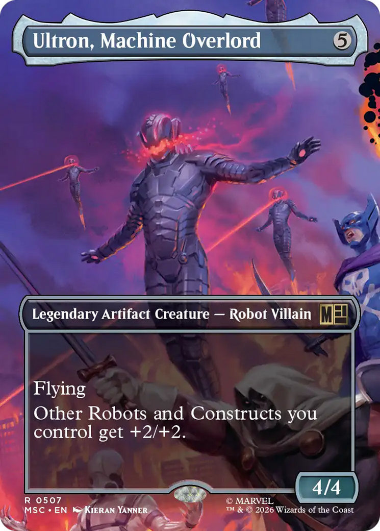 Ultron, Machine Overlord (Borderless) [Marvel Super Heroes Commander] | Jack's On Queen