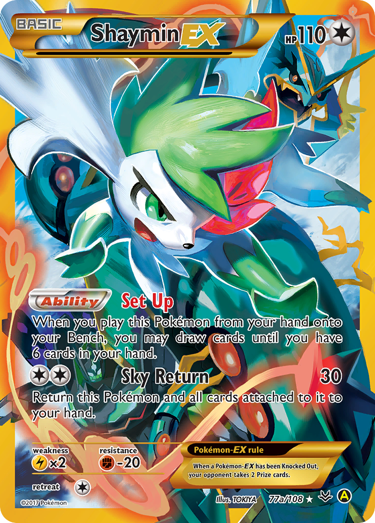 Shaymin EX (77a/108) [Alternate Art Promos] | Jack's On Queen