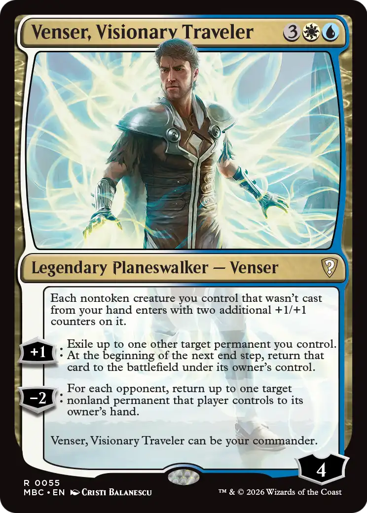 Venser, Visionary Traveler [Mystery Booster: Commander Edition] | Jack's On Queen
