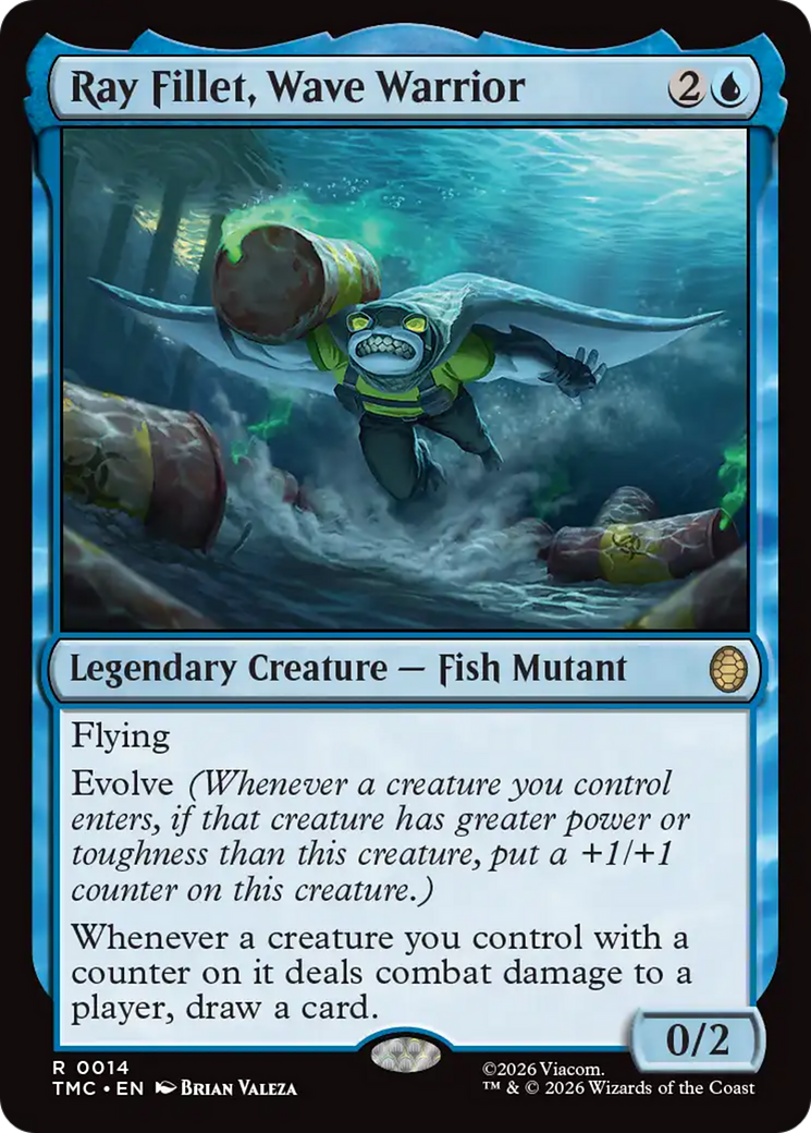 Ray Fillet, Wave Warrior [Teenage Mutant Ninja Turtles Commander] | Jack's On Queen