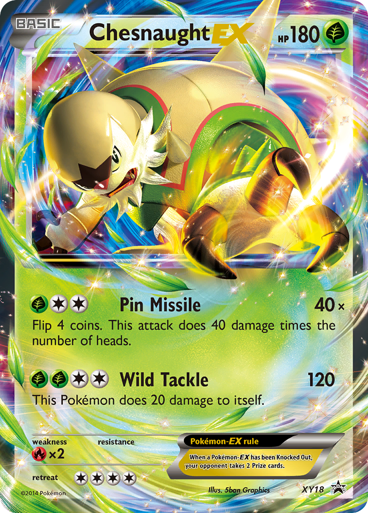 Chesnaught EX (XY18) [XY: Black Star Promos] | Jack's On Queen