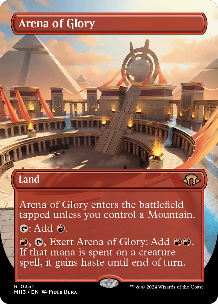 Arena of Glory (Borderless) [Modern Horizons 3] | Jack's On Queen