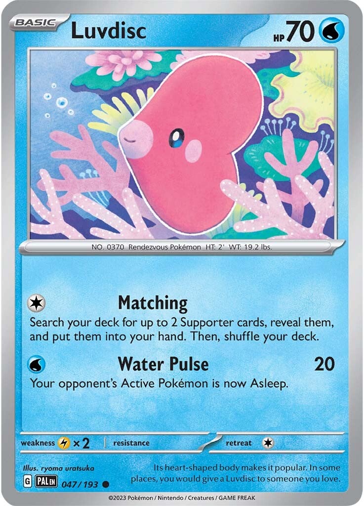 Luvdisc (047/193) [Scarlet & Violet: Paldea Evolved] | Jack's On Queen