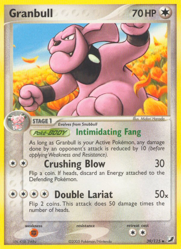 Granbull (39/115) [EX: Unseen Forces] | Jack's On Queen