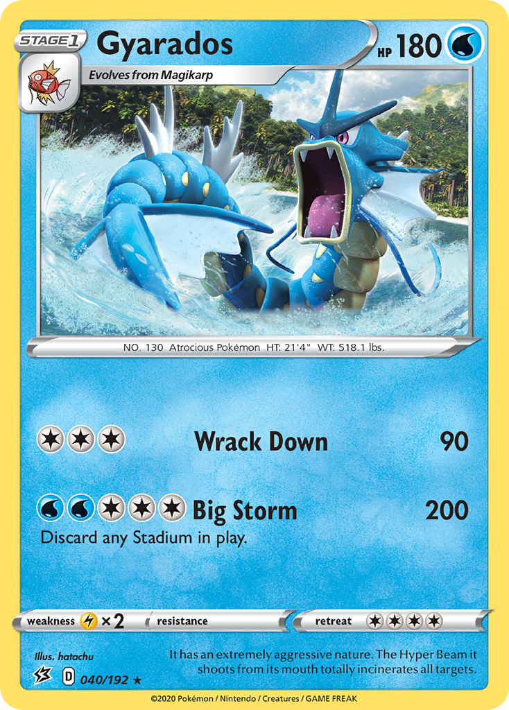 Gyarados (040/192) [Sword & Shield: Rebel Clash] | Jack's On Queen