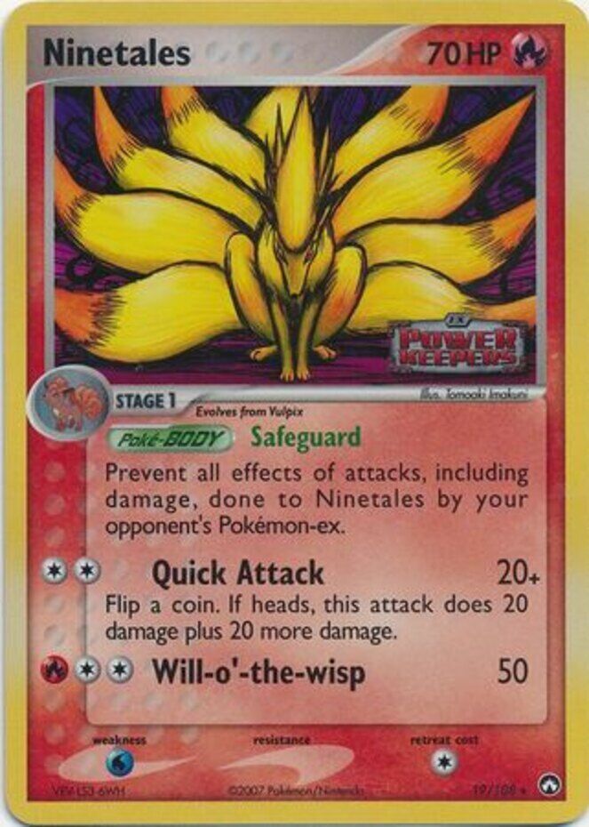 Ninetales (19/108) (Stamped) [EX: Power Keepers] | Jack's On Queen