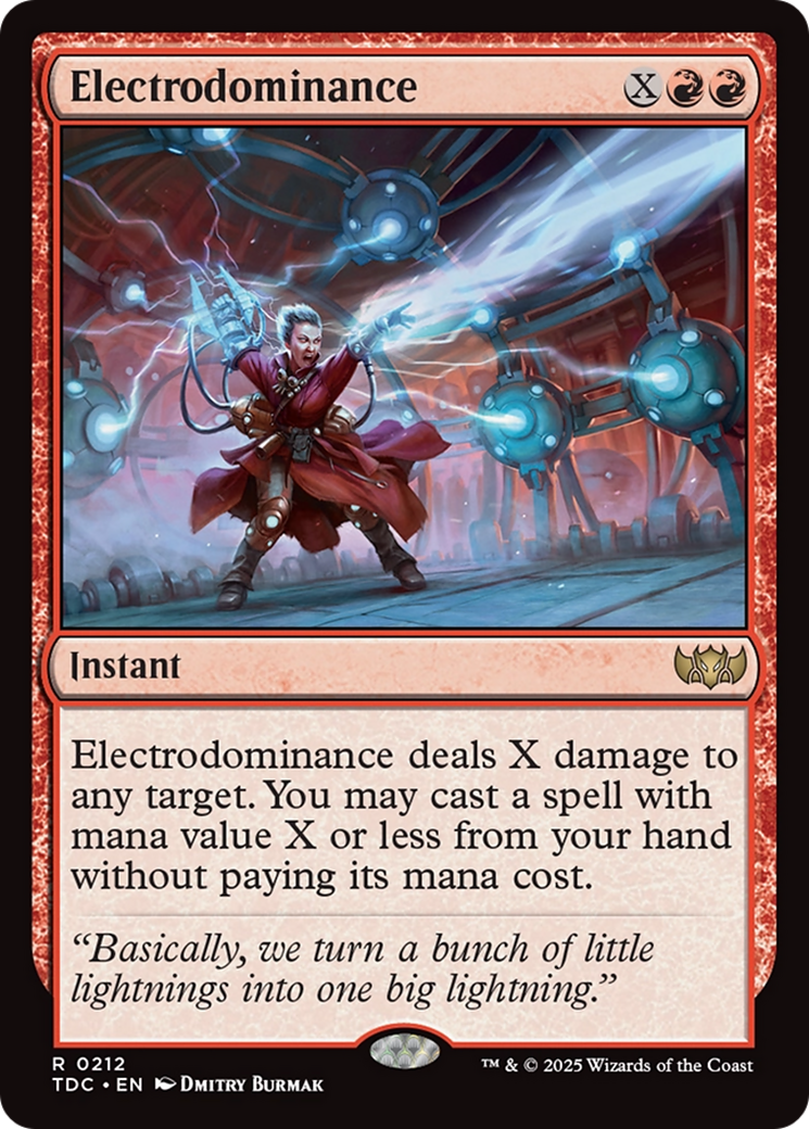 Electrodominance [Tarkir: Dragonstorm Commander] | Jack's On Queen