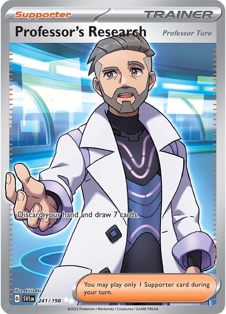 Professor's Research (Professor Turo) (241/198) [Scarlet & Violet: Base Set] | Jack's On Queen