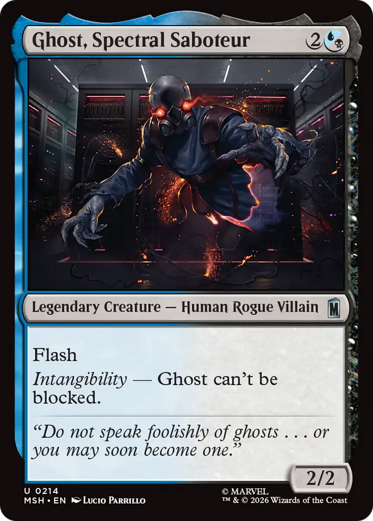 Ghost, Spectral Saboteur [Marvel Super Heroes] | Jack's On Queen