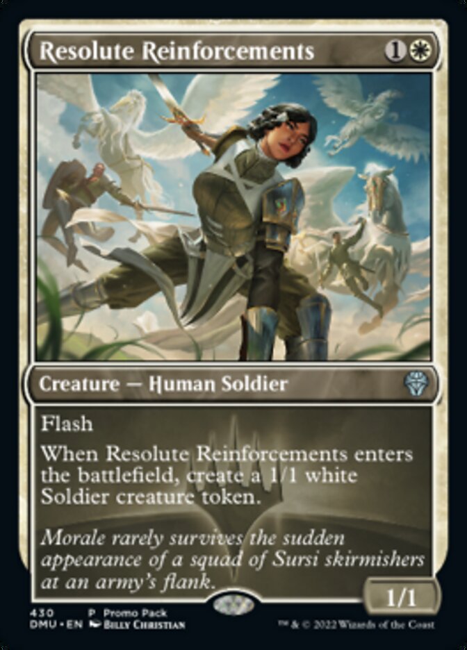 Resolute Reinforcements (Promo Pack) [Dominaria United Promos] | Jack's On Queen