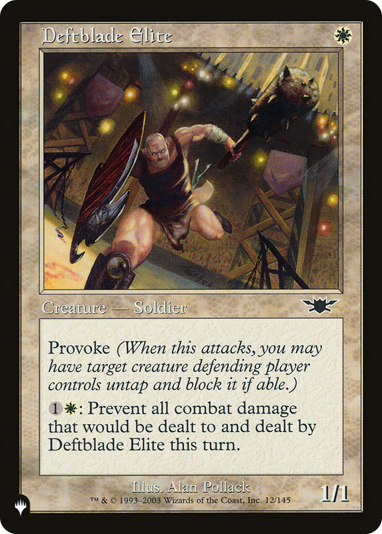 Deftblade Elite [The List Reprints] | Jack's On Queen