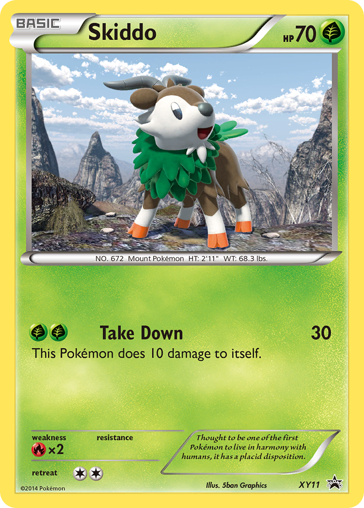 Skiddo (XY11) [XY: Black Star Promos] | Jack's On Queen