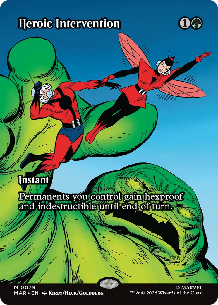 Heroic Intervention (0079) (Borderless) [Marvel Universe: Eternal-Legal] | Jack's On Queen
