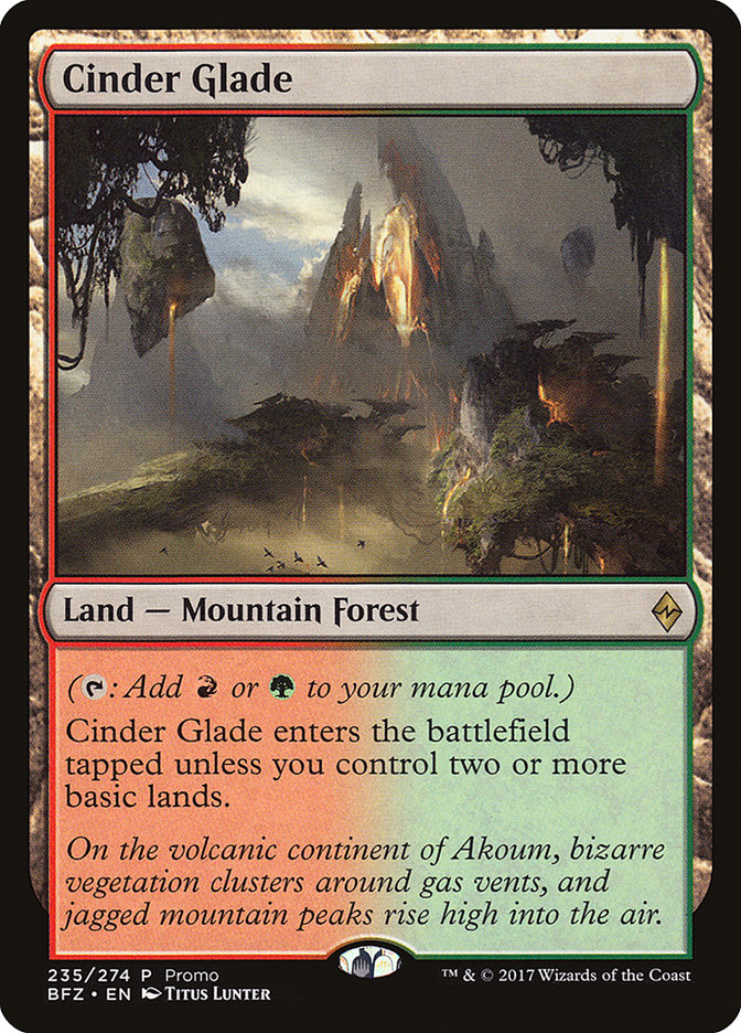 Cinder Glade (Promo) [Standard Showdown Promos] | Jack's On Queen