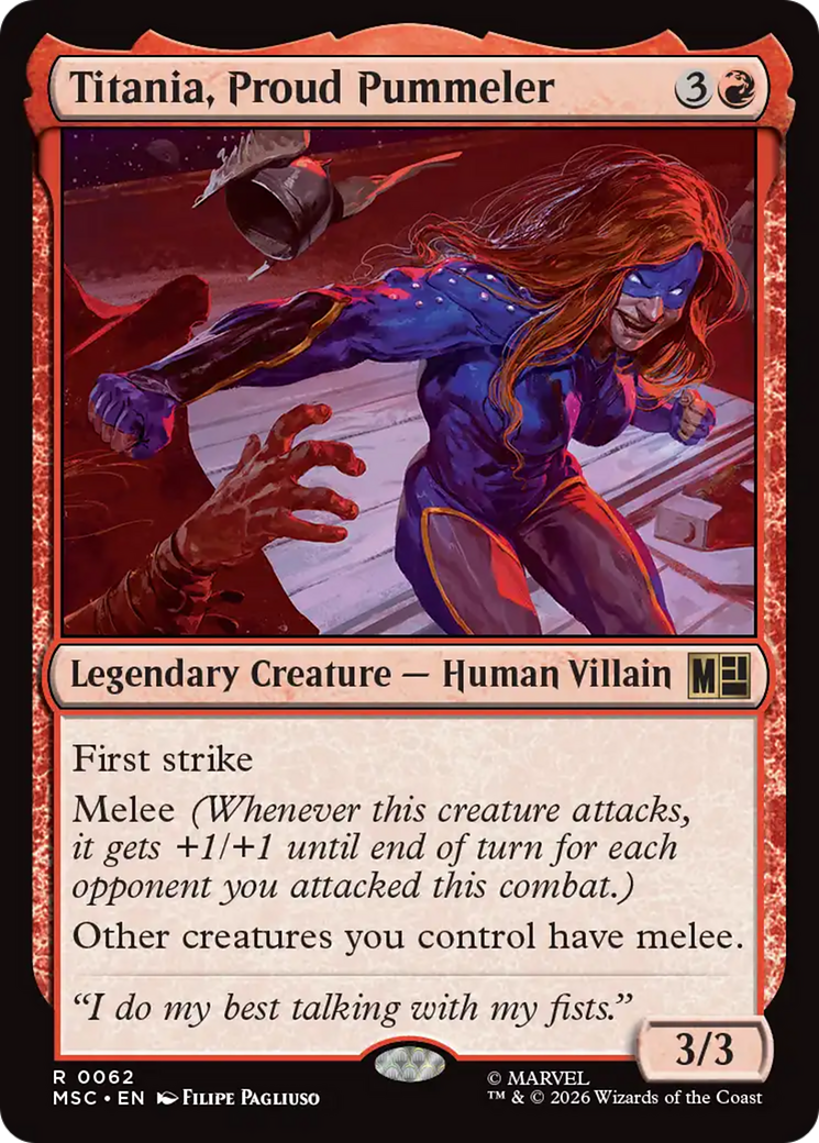 Titania, Proud Pummeler [Marvel Super Heroes Commander] | Jack's On Queen