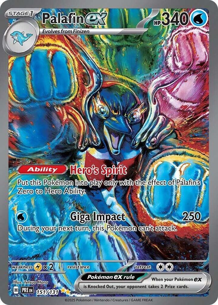 Palafin ex (151/131) [Scarlet & Violet: Prismatic Evolutions] | Jack's On Queen