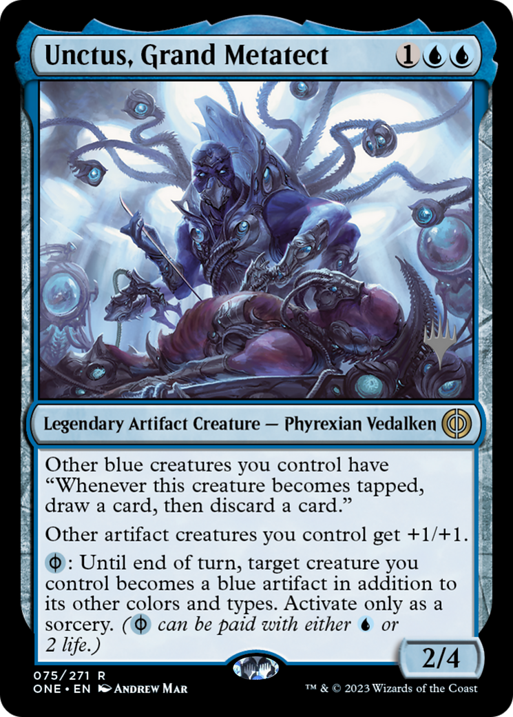 Unctus, Grand Metatect (Promo Pack) [Phyrexia: All Will Be One Promos] | Jack's On Queen