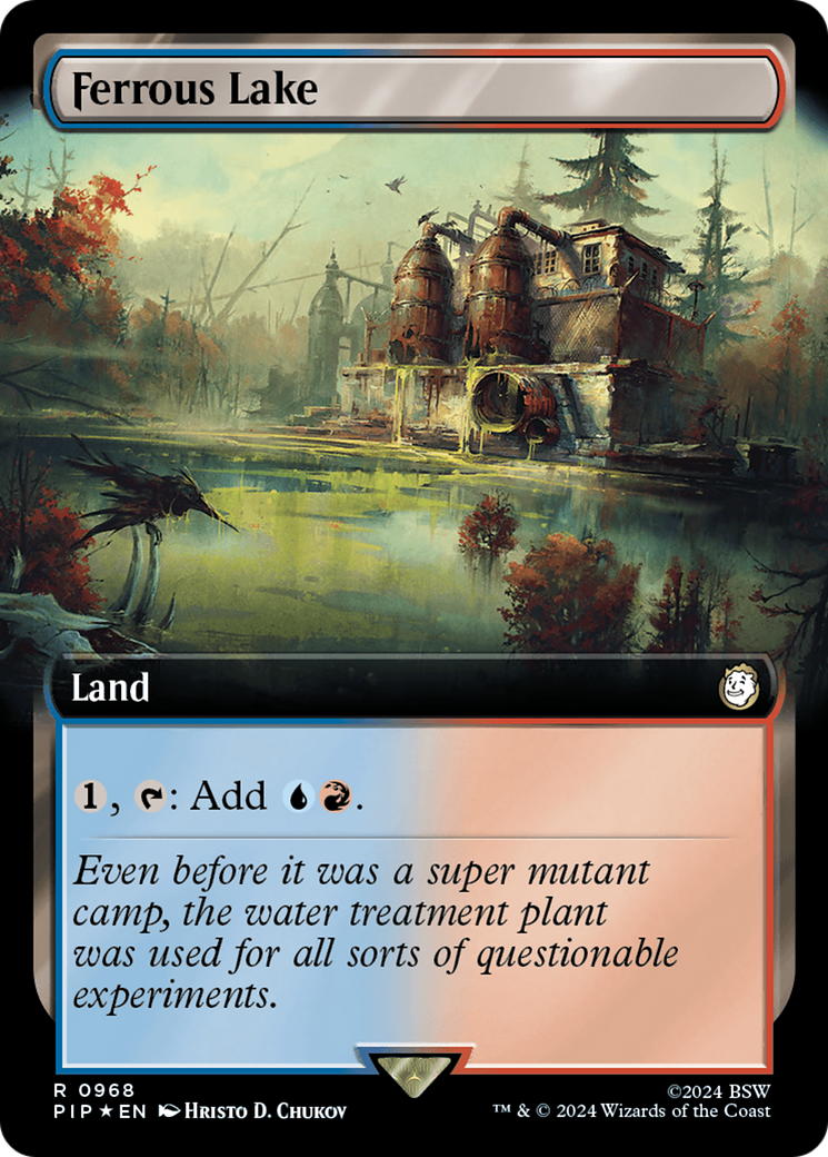 Ferrous Lake (Extended Art) (Surge Foil) [Fallout] | Jack's On Queen