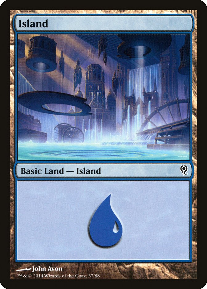 Island (37) [Duel Decks: Jace vs. Vraska] | Jack's On Queen