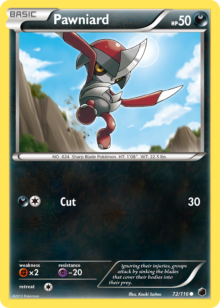 Pawniard (72/116) [Black & White: Plasma Freeze] | Jack's On Queen