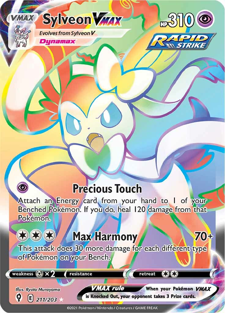 Sylveon VMAX (211/203) [Sword & Shield: Evolving Skies] | Jack's On Queen