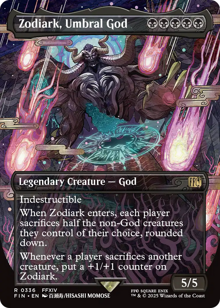 Zodiark, Umbral God (Borderless) [FINAL FANTASY] | Jack's On Queen