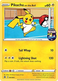 Pikachu on the Ball (001/005) [Miscellaneous Cards] | Jack's On Queen