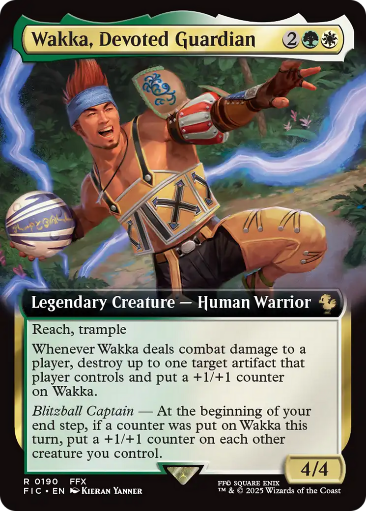 Wakka, Devoted Guardian (Extended Art) [FINAL FANTASY Commander] | Jack's On Queen