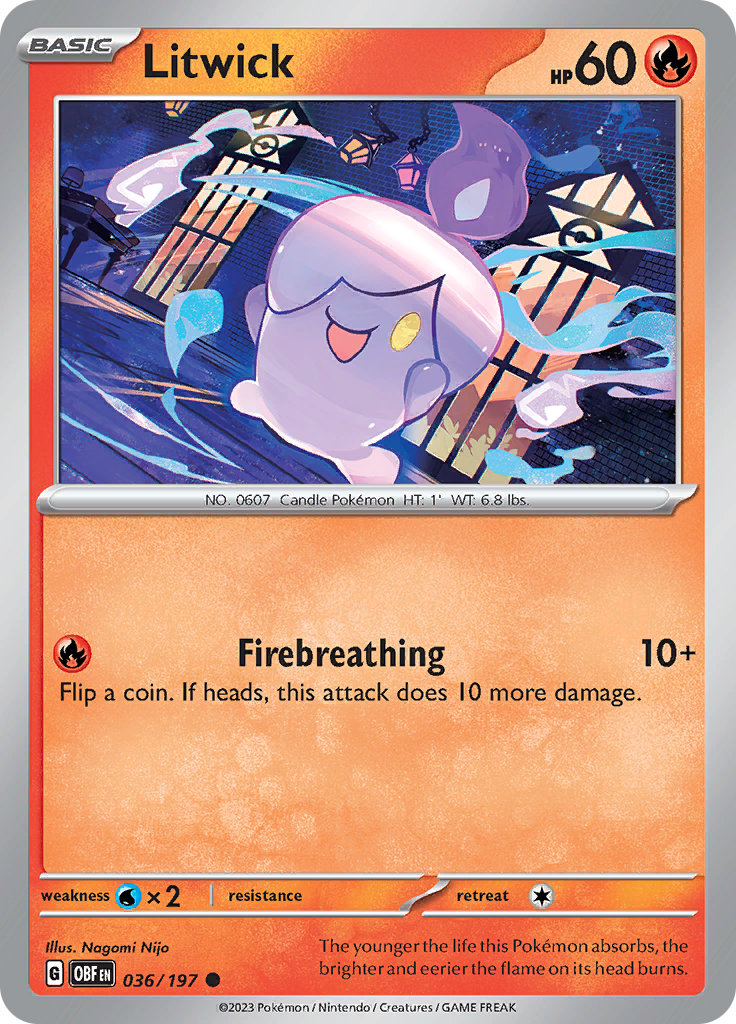 Litwick (036/197) [Scarlet & Violet: Obsidian Flames] | Jack's On Queen