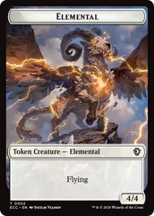Elemental (0002) // Elemental (0009) Double-Sided Token [Lorwyn Eclipsed Tokens] | Jack's On Queen