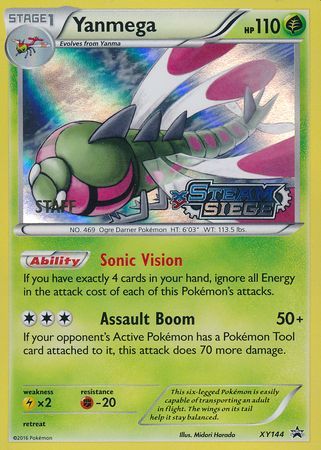 Yanmega (XY144) (Staff) [XY: Black Star Promos] | Jack's On Queen